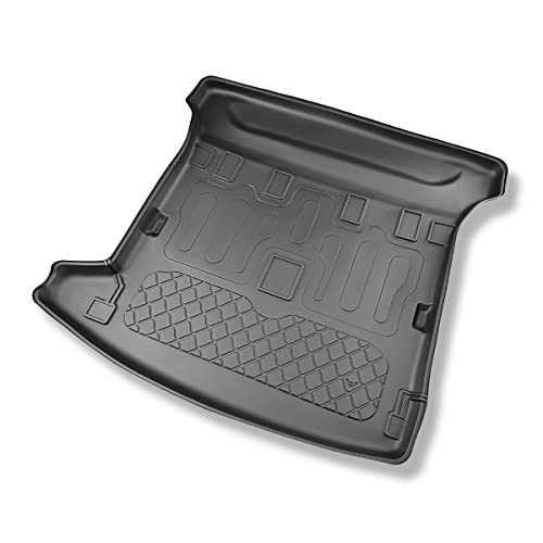 Mossa Tapis de Coffre adapté pour Dacia Jogger Break (03.2022-.) - 5/7 Places (possibilité de découper Les Ouvertures pour Les sieges de 3e rangée) - G