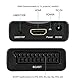 Scart Auf Hdmi Adapter scart Konverter Sie Den Analogen Eingang in Einen 720p/1080p Video Audio Adapter Für HDTV Stb VHS Xbox Ps3 Sky DVD Crt Blu-ray…
