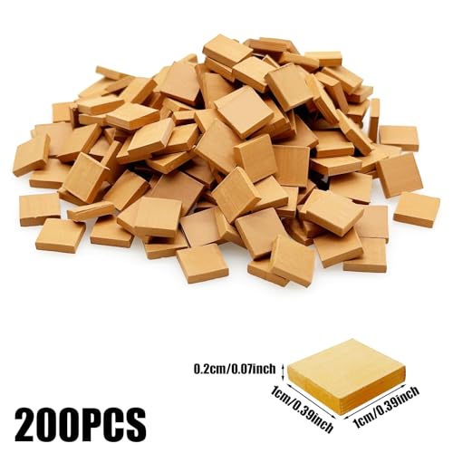Mini ladrillos de pared rojos 200 ladrillos en miniatura para DIY 2