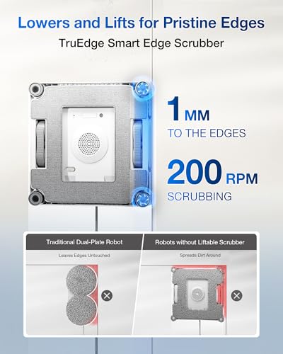 Image of ECOVACS WINBOT W2S Omni Window Cleaning Robot, with 6-in-1 Multifunction Station, TruEdge Edge-to-Edge Precision, Triple Wide-Angle Spray Nozzles, 12-Level Safety System, Dual Power Modes