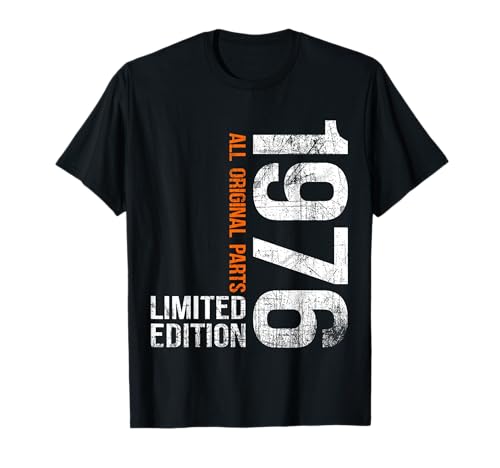 Vintage 1976 49th Birthday Gifts Men Women 49 Years Old T-Shirt