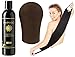 Tan Physics Sunless Tanner 8oz with Tanning Mitt & Back Applicator – Self Tan Lotion – Instant Tanning Lotion for Face & Body – Natural Self Tanner for Streak-Free, Long-Lasting Glow