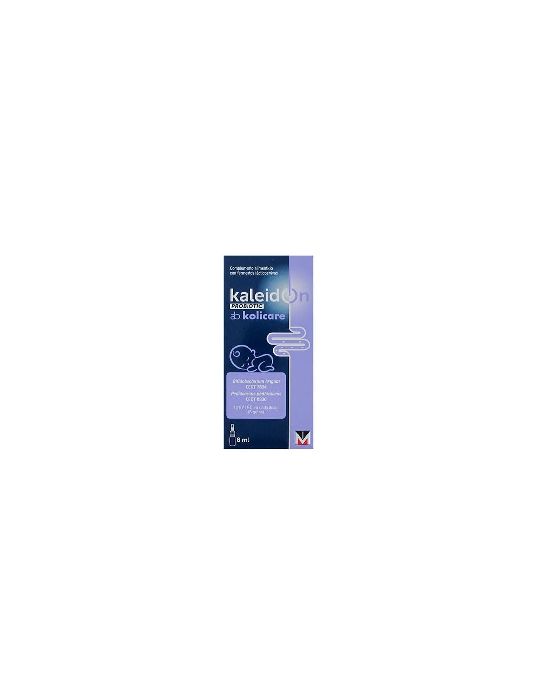 KALEIDON Probiótico AB KOLICARE 8 ml - Favorece el Equilibrio de la Microbiota Intestinal - Complemento Alimenticios para Niños y Bebés Propensos a Molestias Digestivas Ligeras como Cólicos y Gases