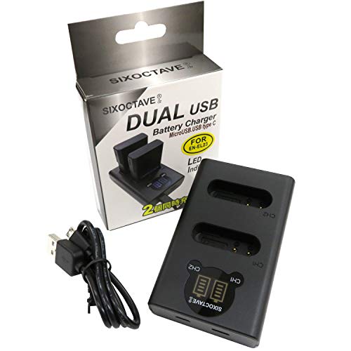 str EN-EL23 �j�R�� �p �f���A�� USB �}���݊��[�d�� �J���� �o�b�e���[ �`���[�W���[ MH-67P [�o�b�e���[2�܂œ����[�d�\ ���� �݊��d�r���ɑΉ� ] COOLPIX P900 / COOLPIX P610 / COOLPIX 