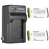 Kastar 2-Pack KLIC-8000 Battery and AC Wall Charger Replacement for Kodak KLIC-8000 K8000 Battery, Kodak K7600-C, K8500-C Charger, Kodak Z612 is, Z712 is, Z812 is, Pocket Video Camera ZX1 Camera