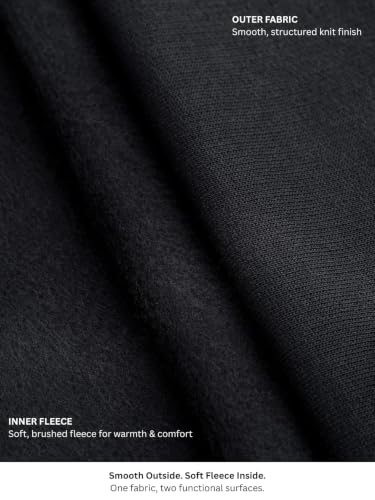 Image of Alan Jones Clothing Men's Regular Fit Mid Rise Fleece Jogger Regular Pants For Winterwear