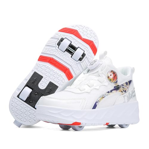 Chaussures de sport à roulettes respirantes et faciles à porter