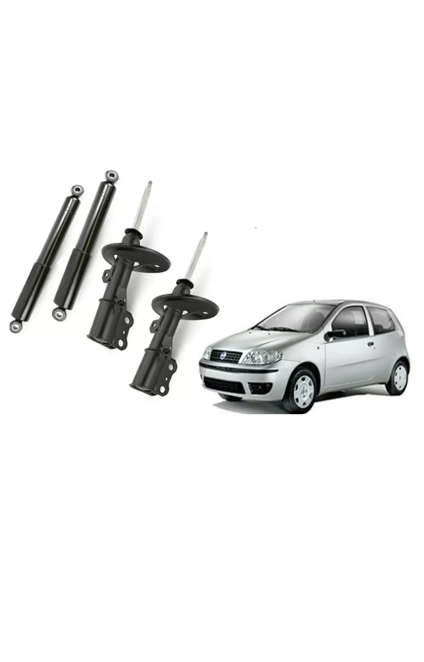 Kit 4 Ammortizzatori per Fiat Punto II, III Serie 188, 1.3 JTD 16V, 1.2 8V 16V, Ricambio Auto