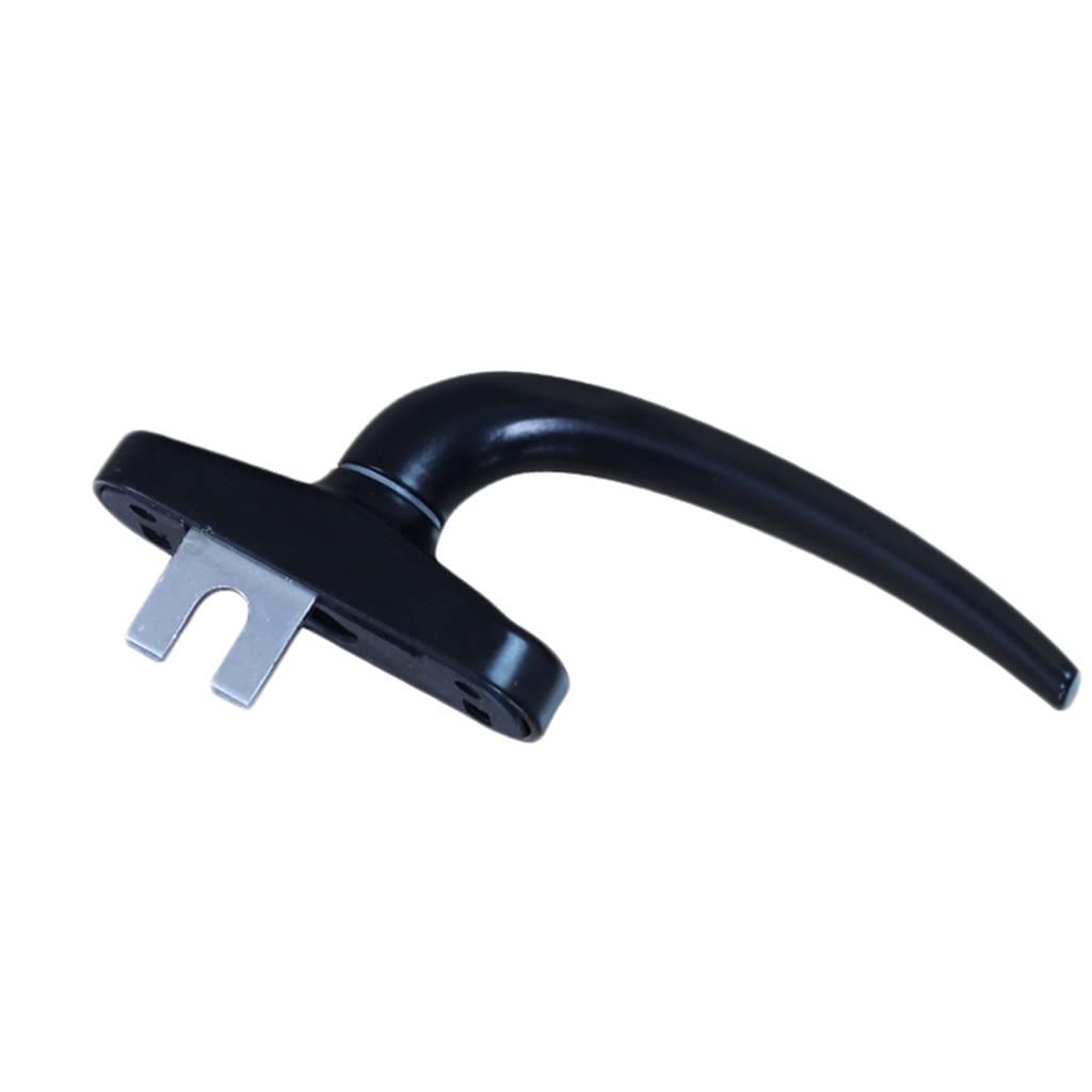 Ytbhshxz Bianco Window Handle， Push Out Casement Window Swing Door,Screen Handle,Drive Lock Aluminum Alloy(,Left Direction55mm)
