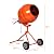 STANSS 8 Cu. Ft. Cement Mixer, Portable Electric Concrete Cement Mixer Barrow Machine Mixing Mortar, Freestanding Cement Mixing Tools with Wheels for Stucco Mortar,5.0 cu. ft.