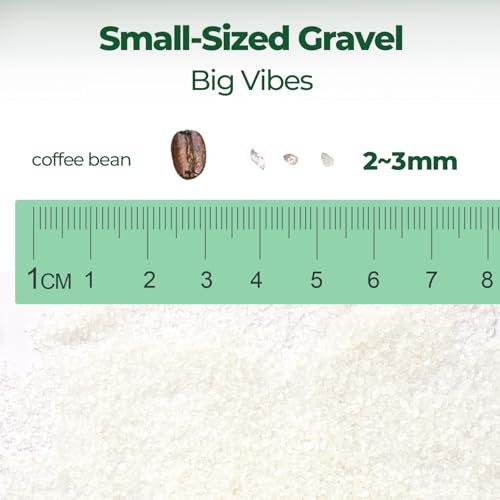 Image of T4U Tumbled Chips Stones Crushed Crystal Quartz 1 LB, Irregular Shaped Gravels Pebbles Healing Stones, DIY Smoothed Rocks for Potted Plant,Resin Art,Vase Fillers Aquarium Gravel Rocks (Clear)