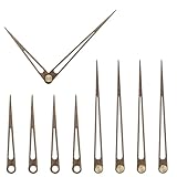 QUARKZMAN 5 Set Holzzeiger Nur, Walnussholz Zeiger Uhr Kit für Uhr DIY Reparaturteil Ersatz Passend für 10 Zoll Wanduhr, 4,13 Zoll