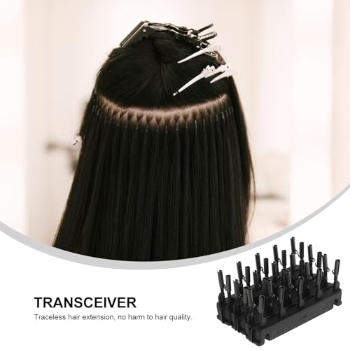 Pinzas Negras para Extensiones Cortinas Cabello Hebilla Máquina Pelucas 5