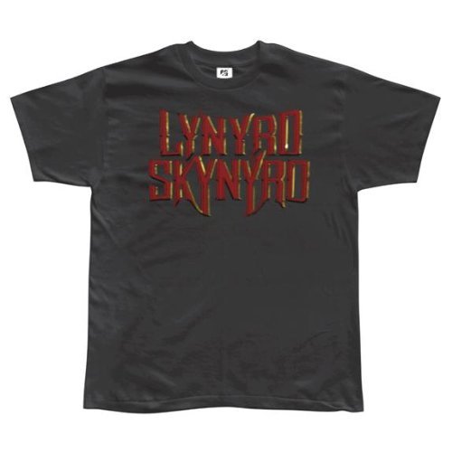 Old Glory Lynyrd Skynyrd – los niños Foil Logo Juventud Camiseta Gris Gris Small