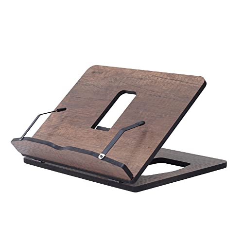 Vigo Wood Atril De Madera - Mdf Premium De 8 Mm, Diseño Plegable Y 5 Ángulos De Lectura Diferentes - Mejora Tu Experiencia De Lectura, Úsalo Como Soporte Para Libros De Cocina, Recetario Nogal Vigo Wood Atril De Madera - Mdf Premium De 8 Mm, Diseño Plegable Y 5 Ángulos De Lectura Diferentes - Mejora Tu Experiencia De Lectura, Úsalo Como Soporte Para Libros De Cocina, Recetario Nogal