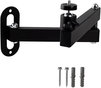 Foldable Projector Wall Mount Universal Ceiling Wall Projector Mount Stand Projectors Bracket,1/4" Screw Size Wall Mount 8.2 * 7.8in