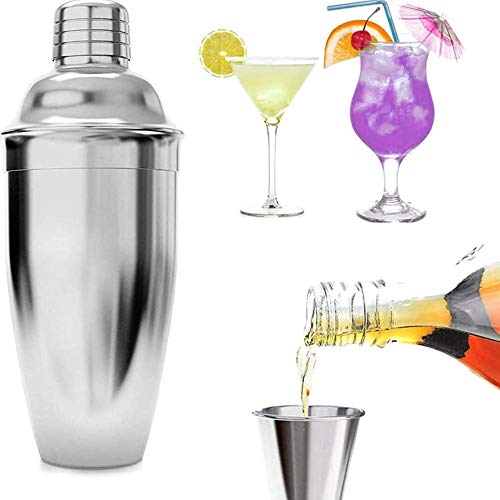 Cocktailshaker Cocktail mixer Roestvrijstalen barman Cocktail Shaker Kit ingebouwde zeef 750ML Voor gemengde dranken… - Afbeelding 5
