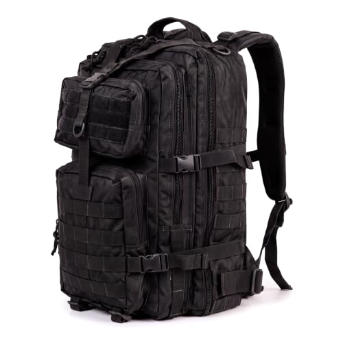 TAISSU - Mochila Militar Táctica RANGER - 45L - Negra - CrossTraining