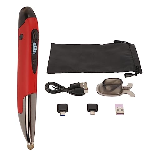 Mtlavishness Ratón recargable luminoso silencioso pequeño portátil 2. Modo 4G para ordenador portátil amarillo (rojo)
