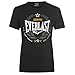 Everlast - Camiseta de cuello redondo para hombre, diseño de laurel Negro Negro ( L