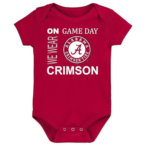 Image of Future Tailgater Alabama Crimson Tide On Game Day Baby Onesie (6-12 months)