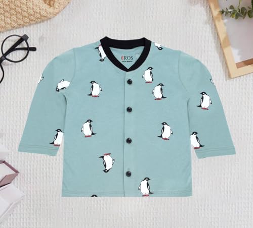 Image of 3BROS BodySuit /Dress for Boys /Girls Full Pajama & Casual Full Sleeves Night Suit Top Combo Kids Set