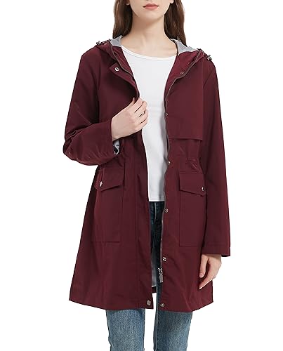 Chaqueta impermeable mujer estilo parka ligera ideal para rutas de senderismo y camping