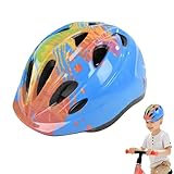 Nbbwwu Cascos para niños | Cascos de patineta para niños | Cascos ajustables de color degradado, cascos para niños y niñas pequeñas para ciclismo, patinaje