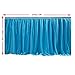 MYMM 9FT(108 * 31 in) Blue Tulle Tutu Table Skirt, Wedding Bridesmaid, Baby Party Skirt, Rectangle Or Round Decorative Table Decoration, Fashion Deluxe Romantic Birthday Party Shower(Wave)