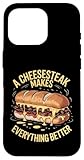Carcasa para iPhone 16 Pro Un Cheesesteak lo Hace Todo Mejor