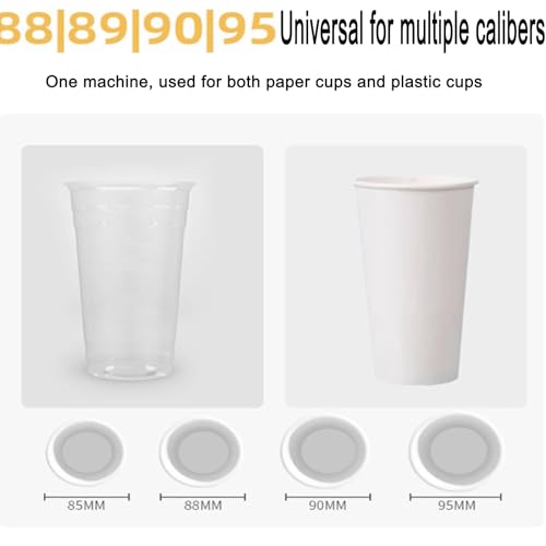 Automatische Becherversiegelungsmaschine mit LCD-Smart-Panel und Zählfunktion, hohe Effizienz für Bubble Tea-, Kaffee- und Saftläden