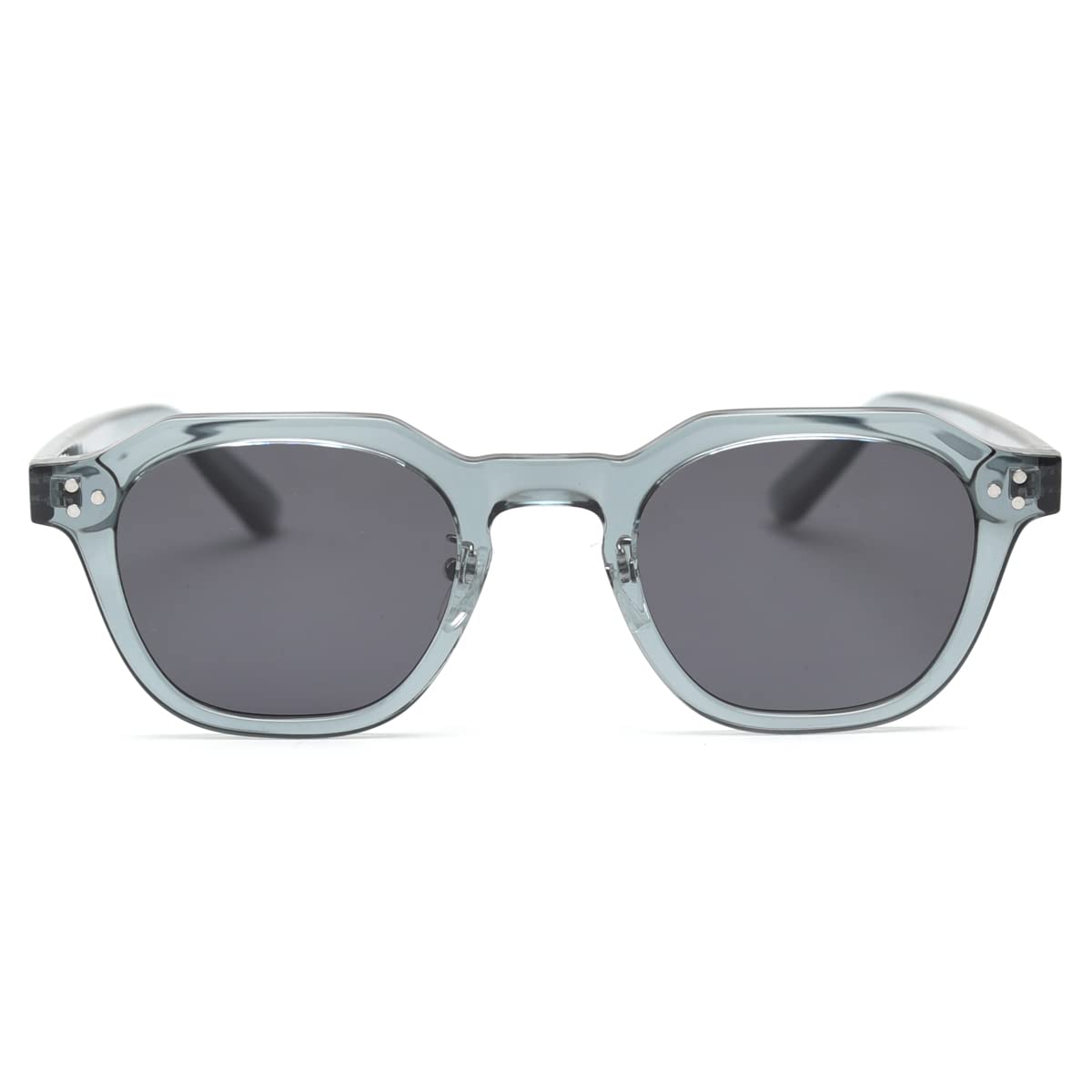 kachawoo Occhiali da sole polarizzati donne TR90 montatura occhiali da sole poligono uomini lenti retrò