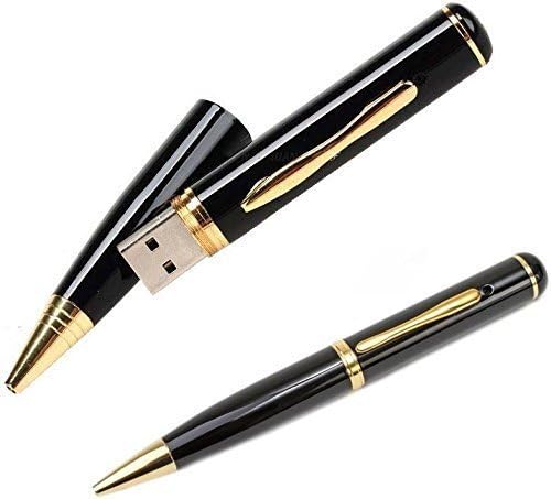 YZone Spy HD Pen Camera With Voice-Video Recorder 32GD Inbuilt USB Flash Drive Stick Mini Pin-Hole