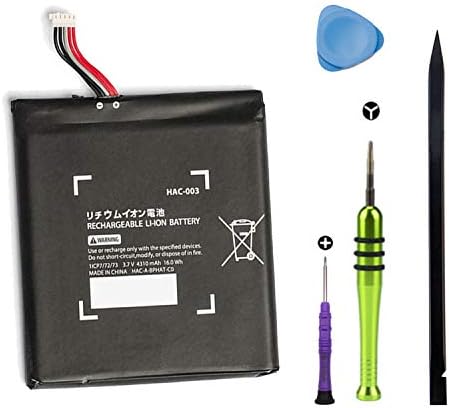 HDCKU HAC-003 Battery Replacement Kit for Nintendo Switch 2017 Game Console HAC-001 Internal Battery Repair Tool Kit