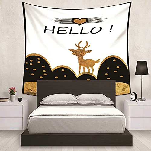 Tapiz de pared de poliéster KnSam lavable y resistente, decoración moderna de 150x130 cm 7
