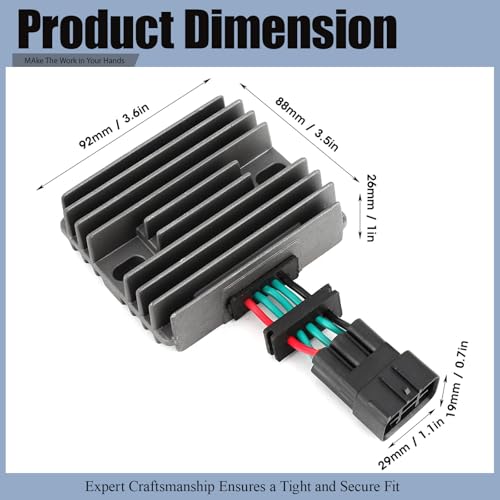 Image of Outboard Rectifier, 68V‑81960‑10‑00 Rectifier Regulator for Yamaha 50-70 /115 Hp 4-Stroke Outboard, for Yamaha F50, F60, F70, F115, LF115, T50, T60 Four-Stroke Outboard 2006+