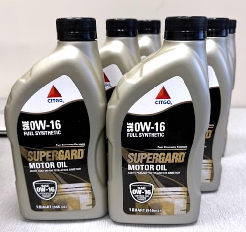 Aceite de motor sintético CITGO 0W-16 6 cuartos
