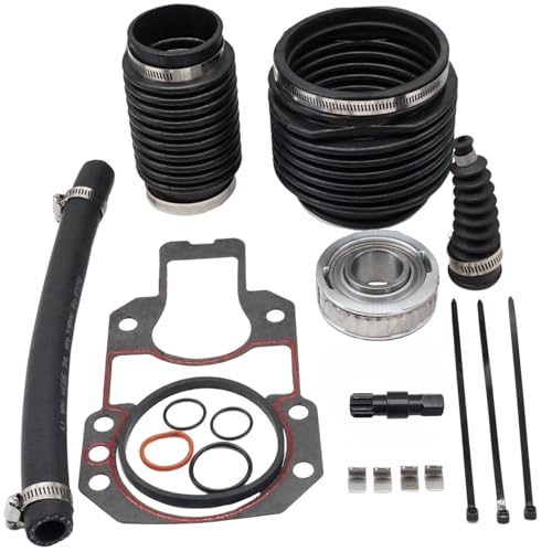 UanofCn 803099T1 Transom Seal Service Bellows Kit with 9178310 Hinge Pin Tool for MerCruiser Alpha one Gen 2 Stern Drive 30-803099T1 Sierra 18-8206