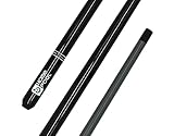 BILMAG Billardqueue Pool Queue Cue, Kinderqueue Rookie 2-TLG, 130cm, schwarz grau