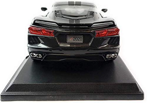 2020 Chevy Corvette C8 1:18 Scale Diecast Model Display Toy Car in Box (Grey)