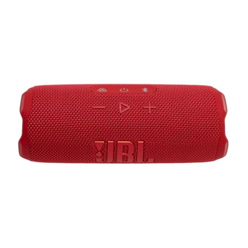 Image of JBL Flip 7 Wireless Portable Bluetooth Speaker, 16 Hours Battery Life, IP68 Waterproof, Dust and Shockproof, Pro Sound with AI Boost, Auracast Multi-Speaker Connection, Red