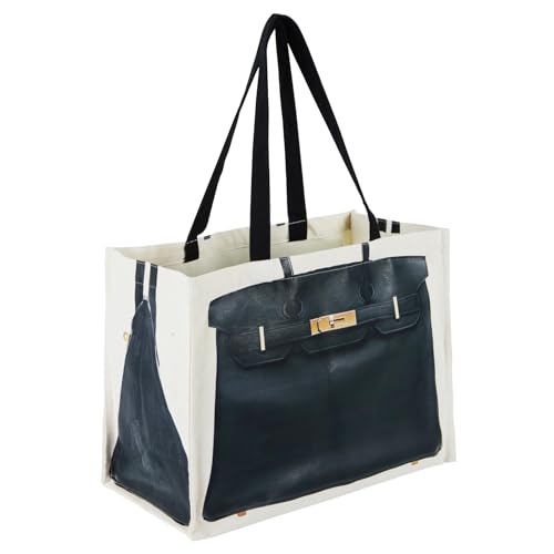 Dotpraise Fashion-Print Canvas Tote Bag