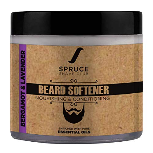 Image of Spruce Shave Club Beard Softener (100g) - Conditioning & Nourishing with Natural Oils & Extracts (Bergamot & Lavender)