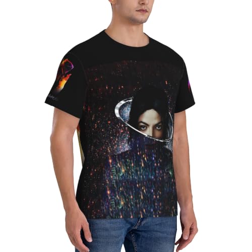 T-shirt Michael Jackson homme col rond manches courtes t-shirt imprimé chemise merch