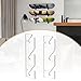 Yiju Skateboard Wall Mount Display Stand,Acrylic Horizontal Transparent Organizer,3 Layer Skateboard Wall Hanger Rack for Room