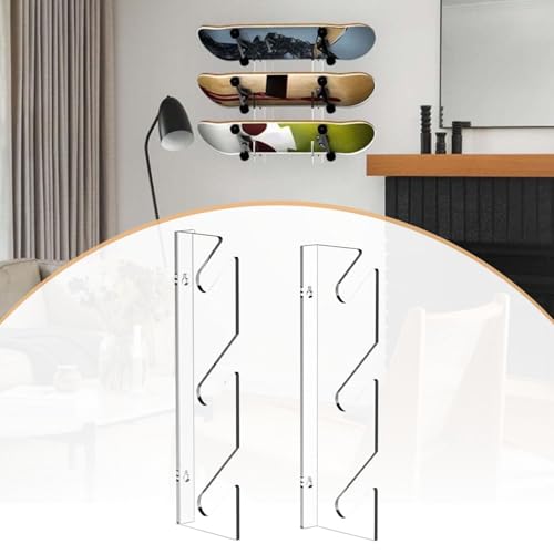 Support mural pour skateboard perfk stop aux chutes de planches dans la maison - 3