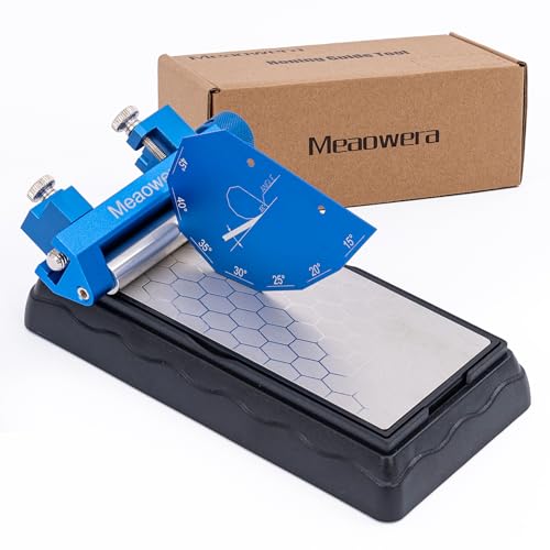 Chisel Sharpening Kit with Sharpening Stones – Wood Chisel Sharpener Honing Guide Set for Chisel Sharpening, Planer Blade Sharpener – Complete Wood Chisel Sharpening Kit with Whetstone