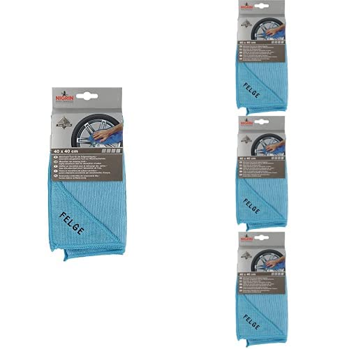 NIGRIN Mikrofaser-Tuch Felge 4er Packung