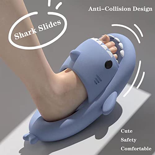 Jfxgjuv Sharky Chanclas Originales, Shark Slides Non Slip Cloud Pillow Slippers Sandals for Men Women Kids2