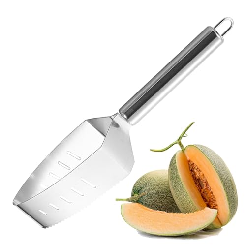 Cortadora de sandía | Cortadora de melón de acero inoxidable | Cortadoras de sandía manual portátil | Aparato de cocina multifuncional para cortar frutas de verano, para piña y melón